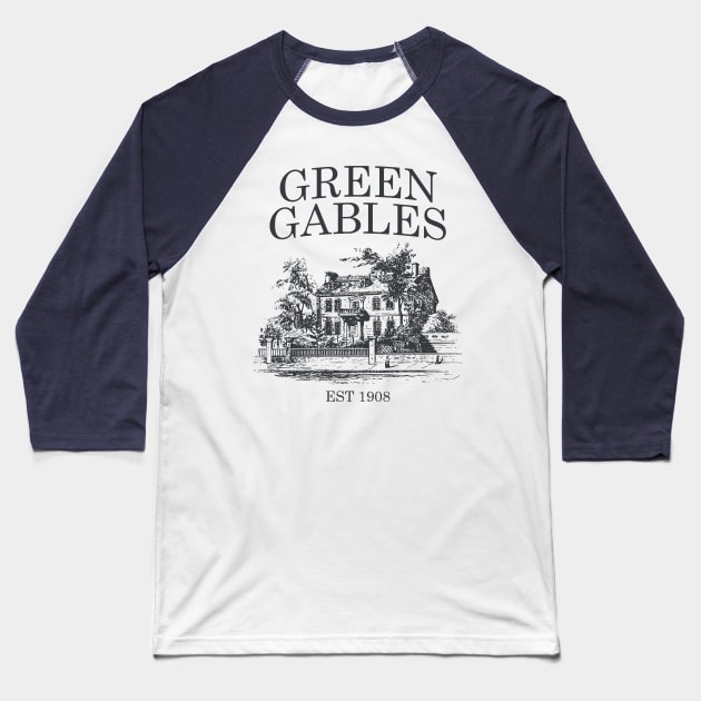 Anne of Green Gables, Bookish Classic Literature Baseball T-Shirt by OutfittersAve